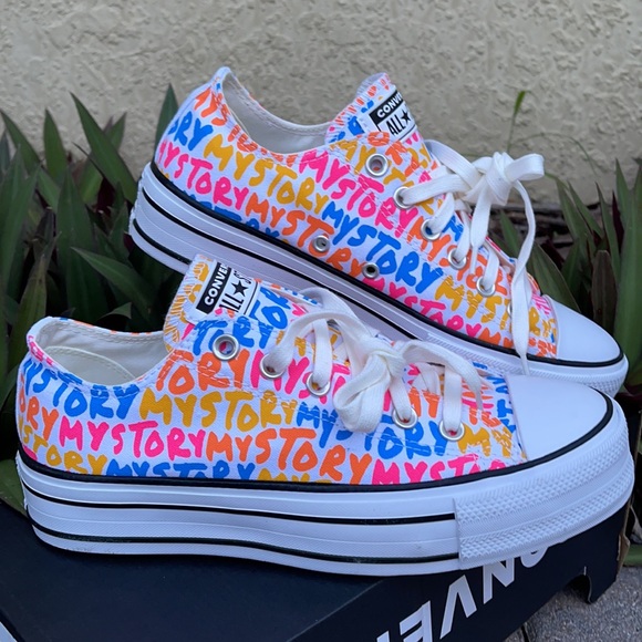 CONVERSE CTAS DOUBLE STACK LIFT OX PLATFORMS WMNS - Picture 7 of 16